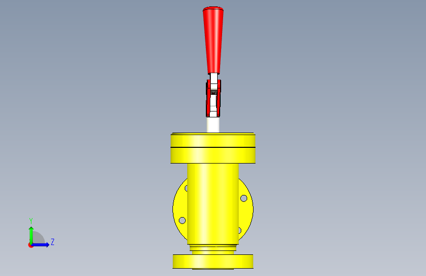 G13217-阀门solidworks” 左侧视图