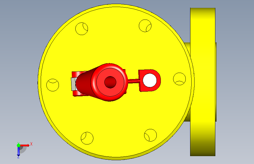 G13217-阀门solidworks” 俯视图
