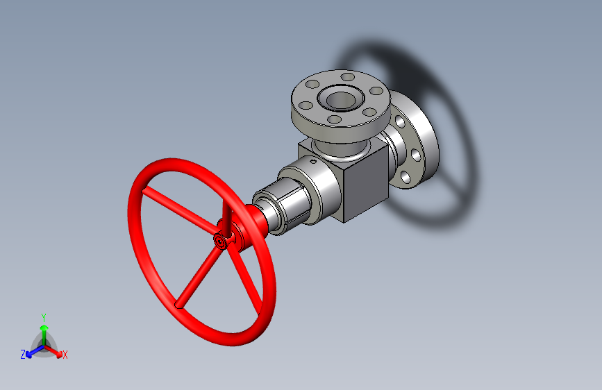 G13539-截止阀和控制阀DN80+PN320(4600psi)” 主视图