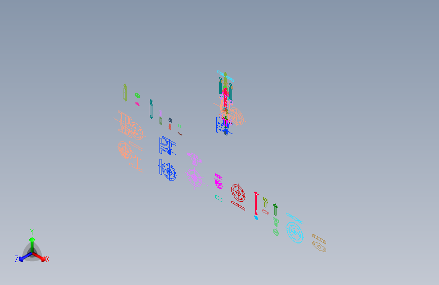 G13589-进料止回阀Autocad+2D建模”