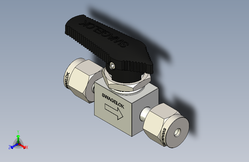 G13920-世伟洛克阀门40G+6MM” 主视图