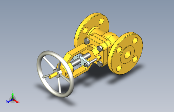 下载“ASME B16.10闸阀法兰端部-150 3_4”ØR.F.”