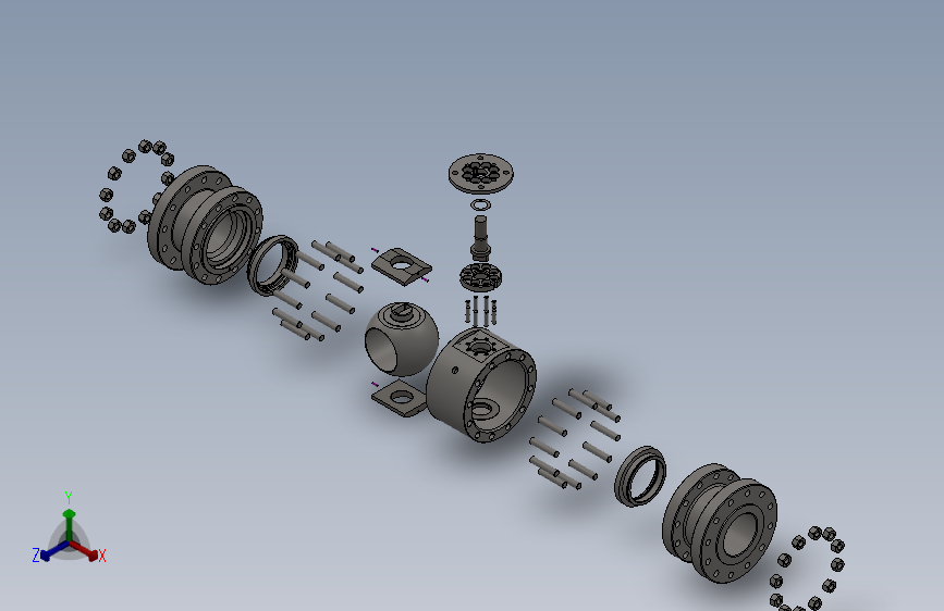 G15543-球阀Solidworks”