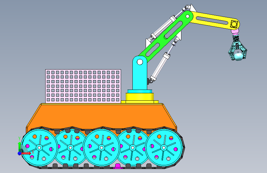 草莓采摘机器人三维+cad+说明书(1)
