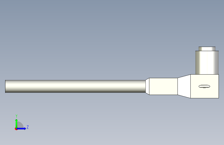 Festo费斯托电缆线接头接口164254_SIM-K-WD-5-PU 左侧视图