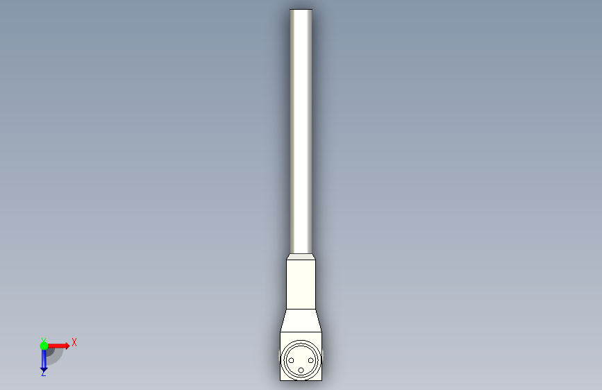 Festo费斯托电缆线接头接口164254_SIM-K-WD-5-PU 俯视图