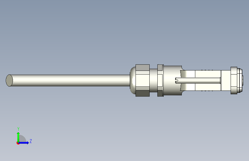 Festo费斯托电缆线接头接口565289_NEBV-S1G44-K-2.5-N-LE39 左侧视图