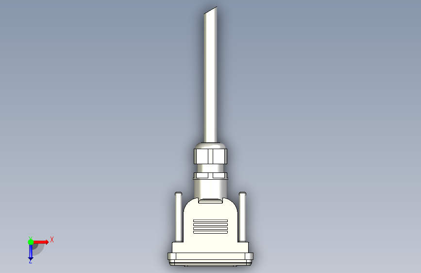 Festo费斯托电缆线接头接口565289_NEBV-S1G44-K-2.5-N-LE39 俯视图