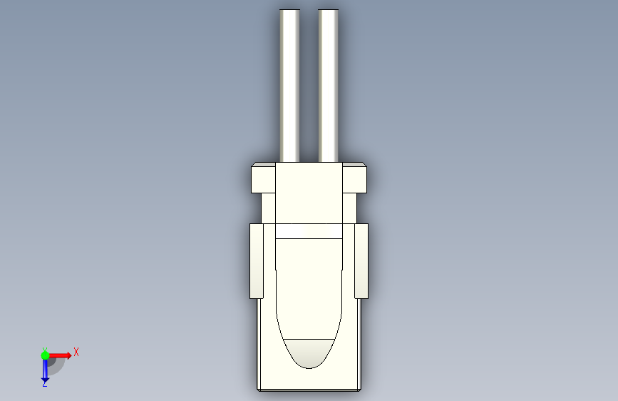 Festo费斯托电缆线接头接口566664_NEBV-HSG2-KN-2.5-N-LE2 俯视图