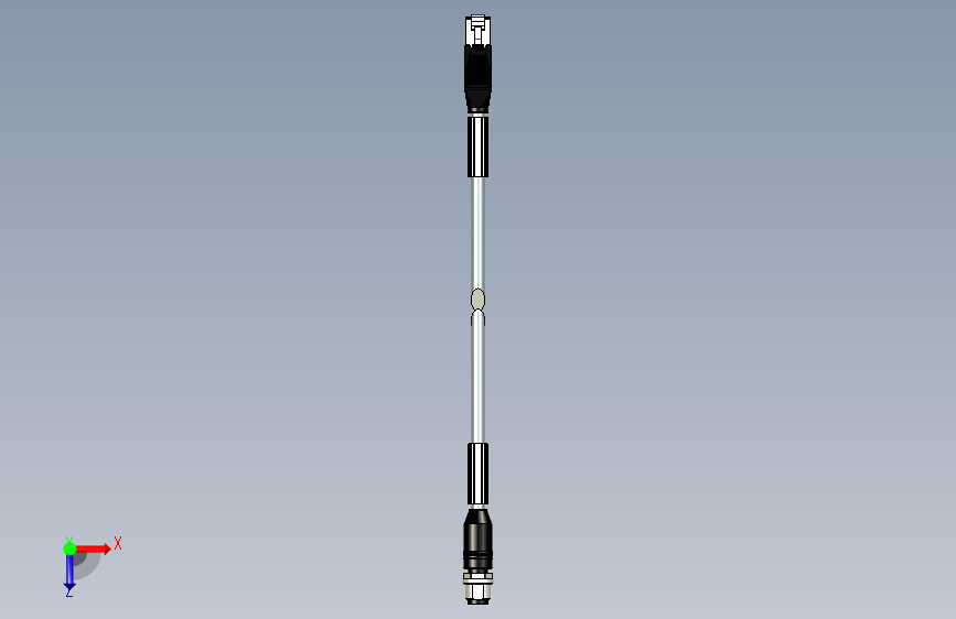 Festo费斯托电缆线接头接口8040454_NEBC-D12G4-ES-10-S-R3G4-ET 俯视图
