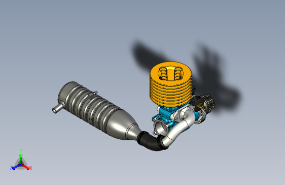 MKII发动机引擎模型3D图纸