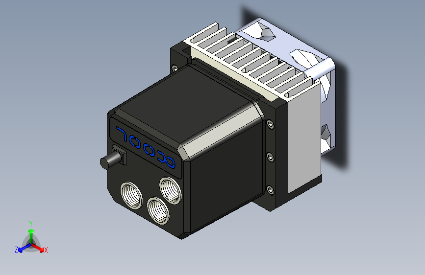 用于水冷热端的Alphacool-Eisbaer+Solo安装和热交换器