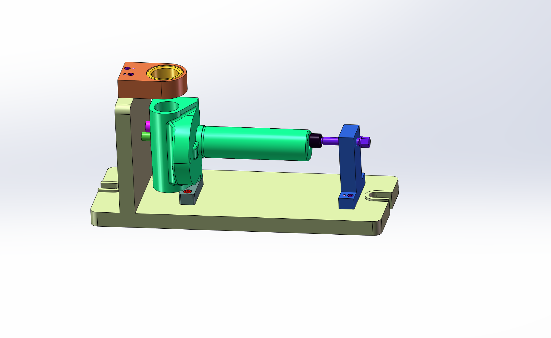 底板座架加工工艺及钻36孔夹具设计【含三维SW】
