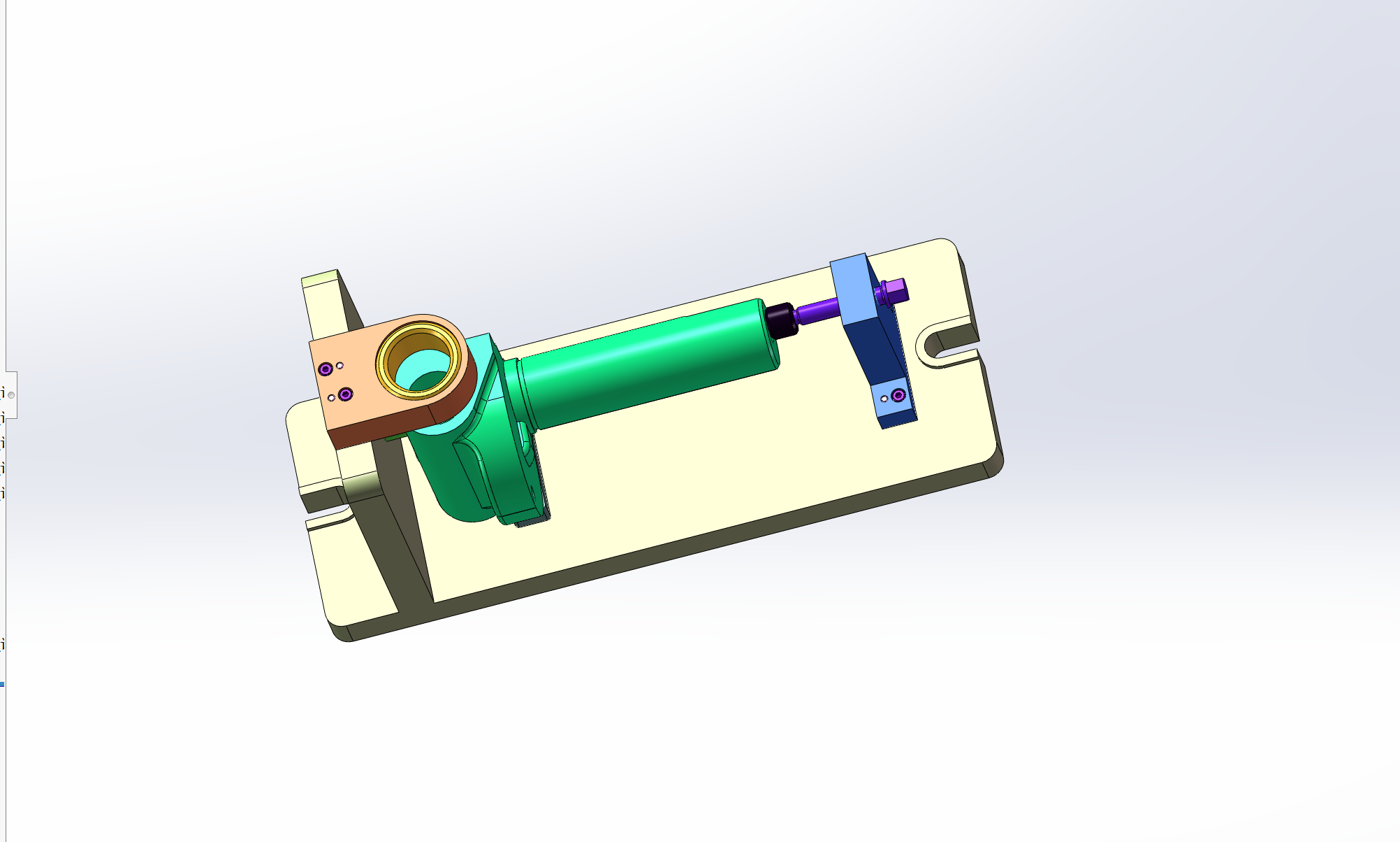 底板座架加工工艺及钻36孔夹具设计【含三维SW】