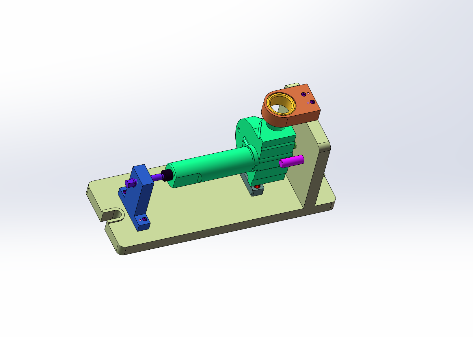 底板座架加工工艺及钻36孔夹具设计【含三维SW】