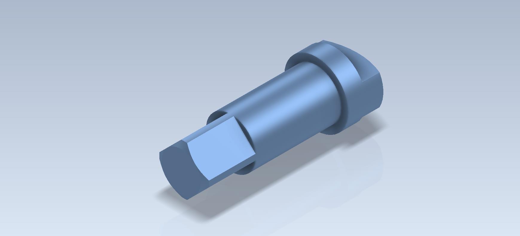 G15845-3D CAD基础练习_阀杆_Vástago de Válvula_Autodesk Inventor Pro” 阀门