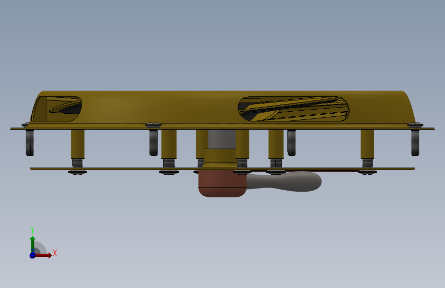 G15919-Saare Yachts Vent Model 2” 阀门 正面视图