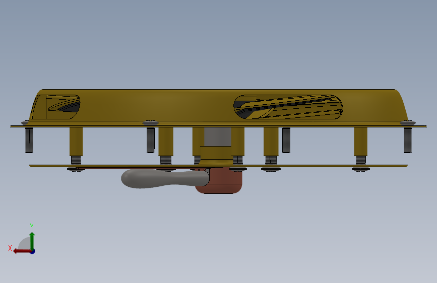 G15919-Saare Yachts Vent Model 2” 阀门 背面视图