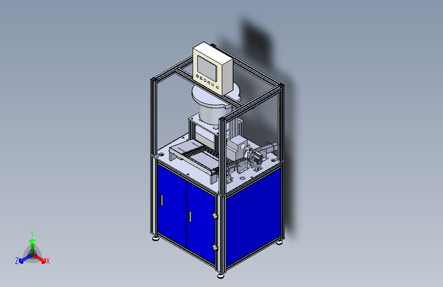 橡胶圈自动上料组装设备3D图