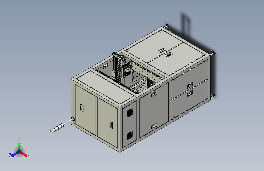 一种自动供料设备3D图