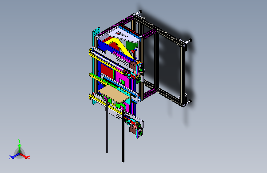 自动供料系统3D模型