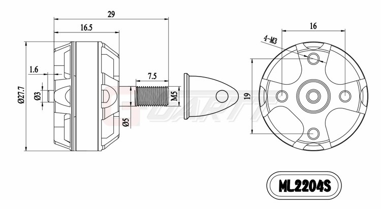G17394-210毫米无人机” 无人机