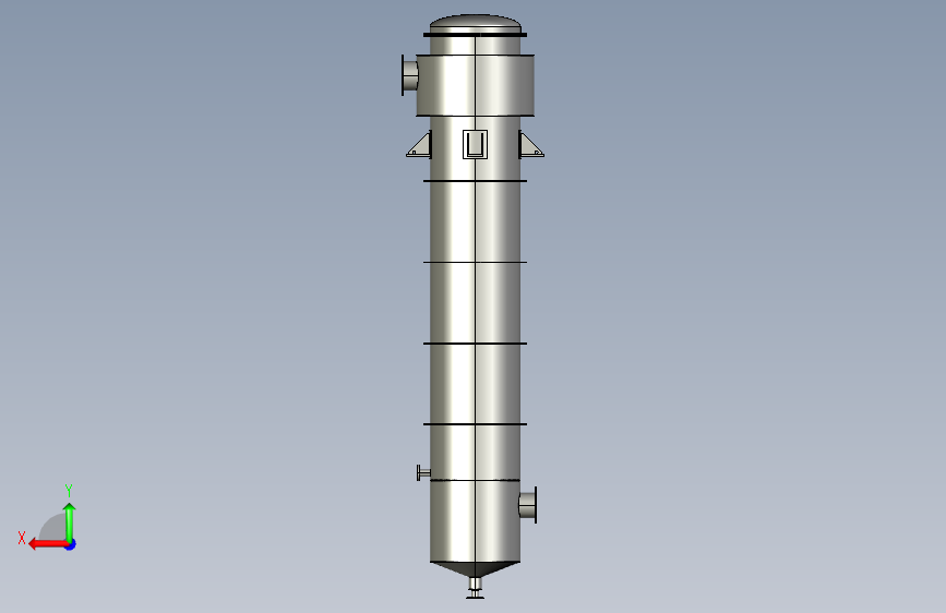 MVR降膜蒸发器-100平方==877671==150 背面视图