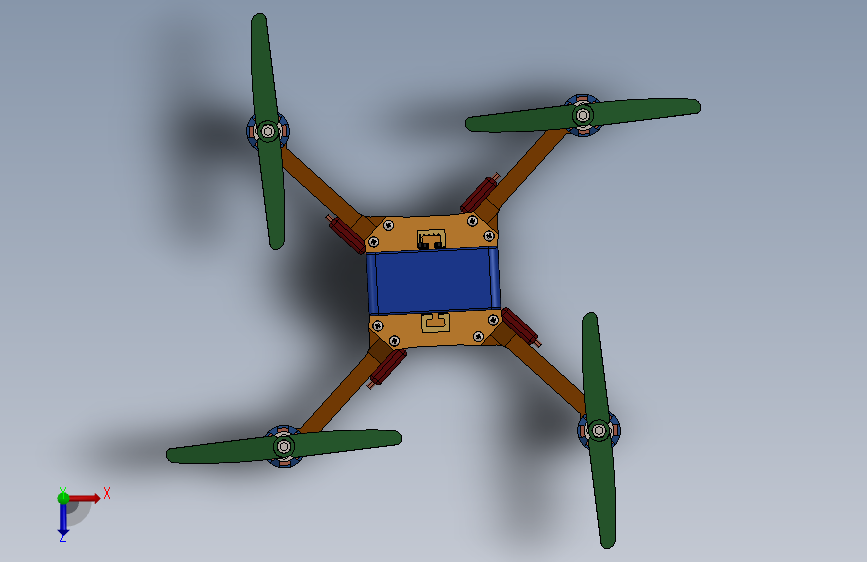 G17480-Drone Dibujo Ingenieria Grupo D2” 无人机 俯视图