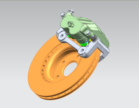双缸浮钳制动器3D设计-- 824481-100