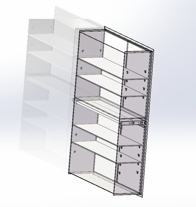 药品柜(YPG37外翻边式)