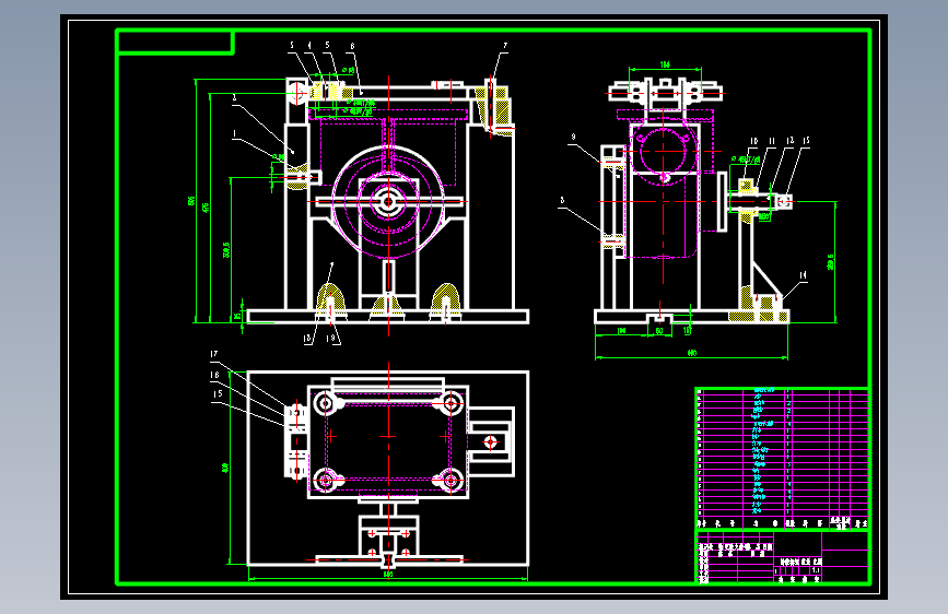 蜗轮箱体.DWG、夹具体.DWG等文件(1)