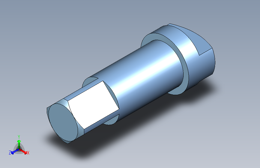 G15845-3D+CAD基础练习_阀杆_Vástago+de+Válvula_Autodesk+Inventor+Pro”+阀门