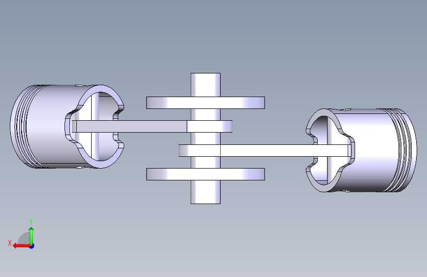 G15943-V-Twin发动机装配_CATIA+V5+3D模型”+阀门 背面视图