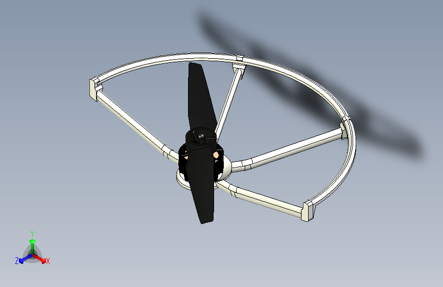G16245-DJI蜗牛&7027螺旋桨和3D打印保护器”+无人机