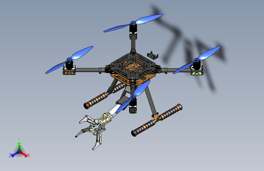 G16292-F450_UAV_with_Gripper”+无人机