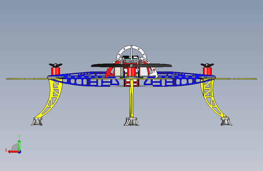 G16547-UAV+QuadCopter”+无人机 背面视图