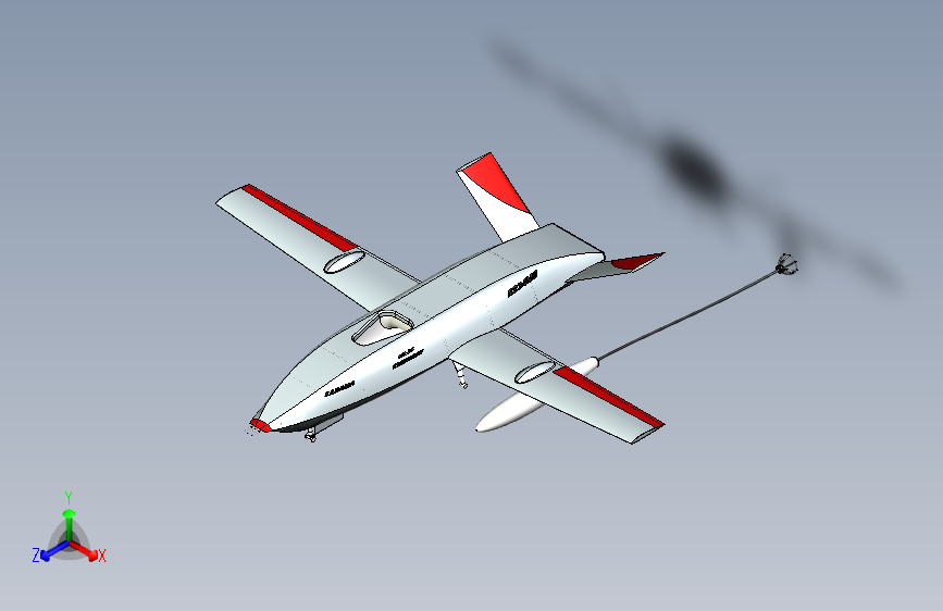 G16645-波音MQ-25黄貂鱼”+无人机