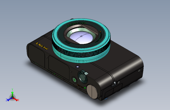 G17301-新！索尼RX100+IV-更新的3D模型（STP）”+无人机