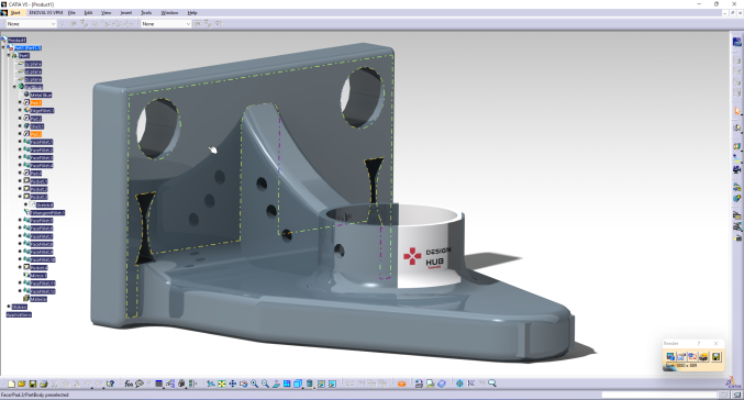 G18526-CATIA V5实践设计#designhub教程#learn#designskills#softskill” 无人机