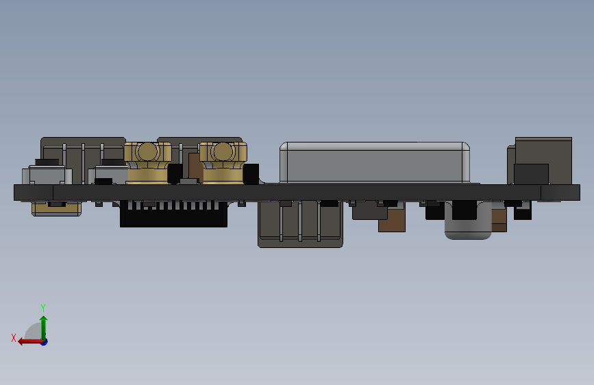 G18701-FlySky_FS-X6B-V1.1_接收器” 无人机 背面视图