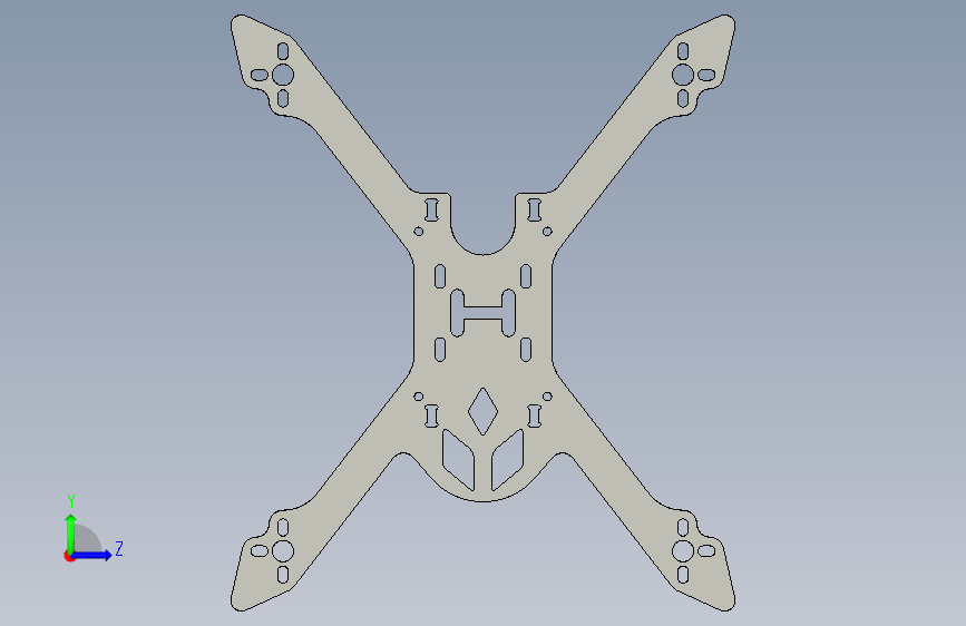 G18958-XJB-145框架” 无人机 左侧视图