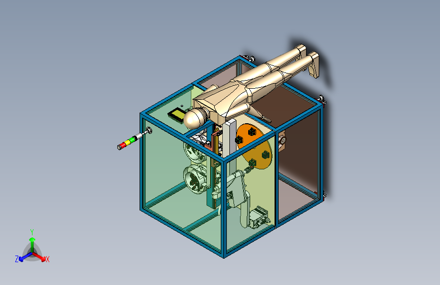 电器盒组装机设备3D模型