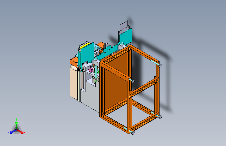 全自动绕线机设备3D模型