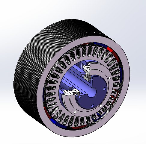 电动轮、轮毂电机驱动模型