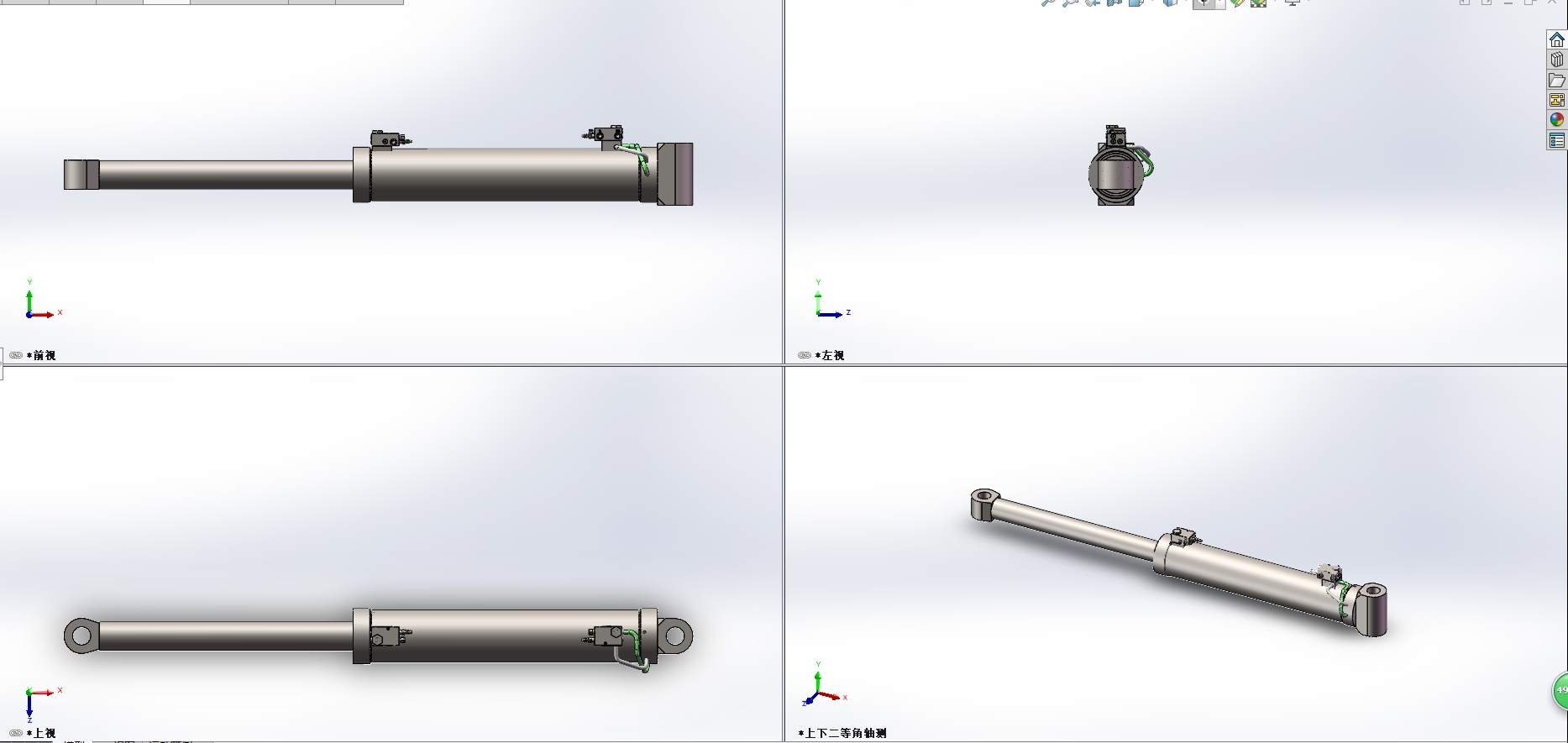 36米泵车臂架专用油缸C