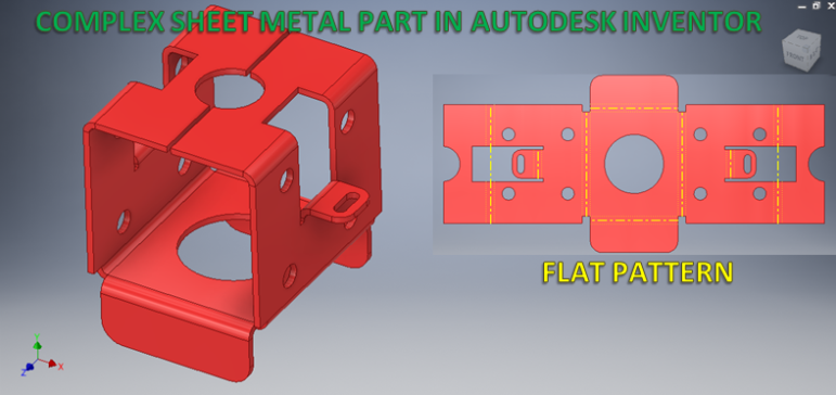 G19710-Autodesk Inventor中的复杂钣金__ Inventor绘图教程__ Inventor钣金Cad” 无人机