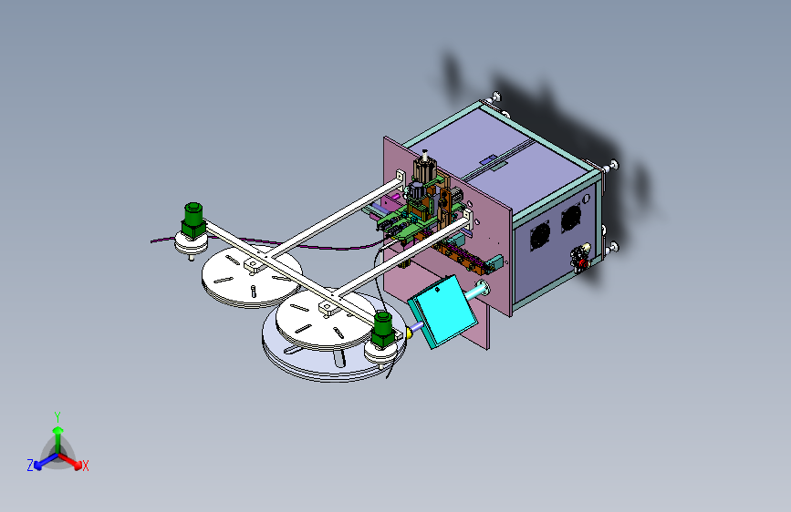 连接器连接口装配机设备3D图模型