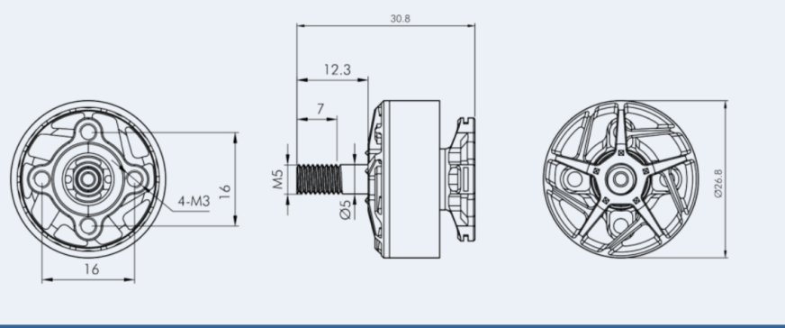 G20213-TMOTOR F60 Pro V-LV 2207.5赛车-_1950KV” 无人机