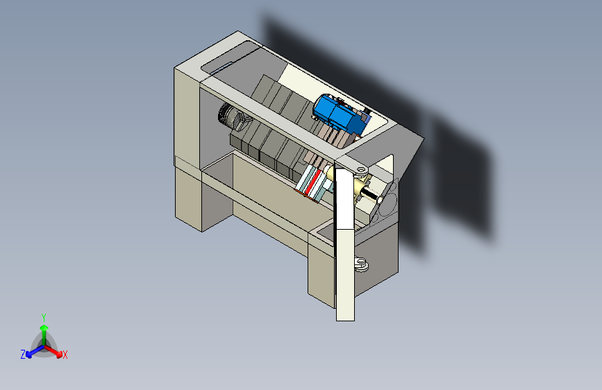 CNC数控车床3D模型