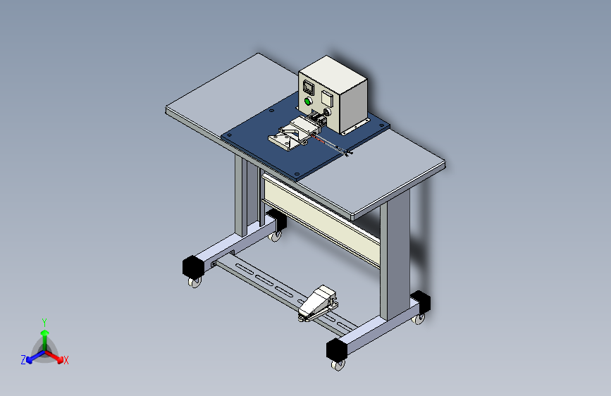 N95口罩鼻梁条熔接机3D图纸模型
